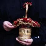 Baccarat Kristal Altın Ormolu Sepet